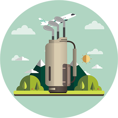 Golf Clipart Hole In One - Illustration (400x401)