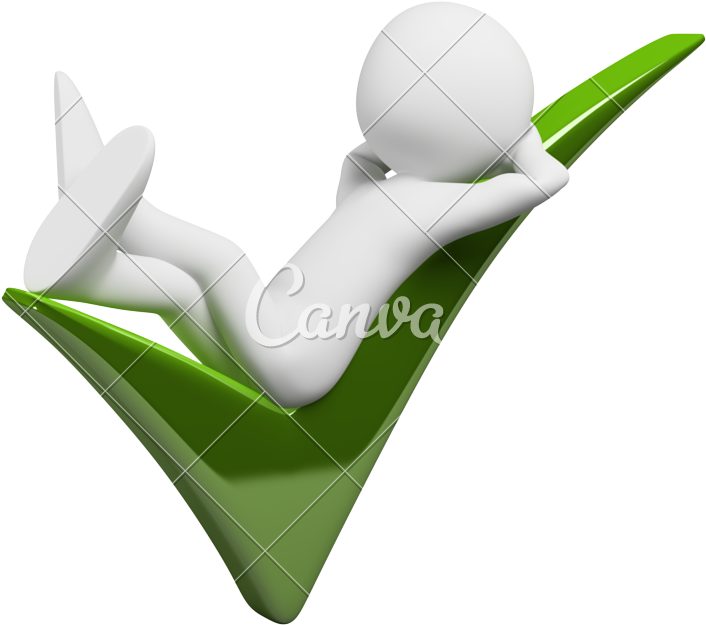 3d White People - Positive Result Clipart (800x666)