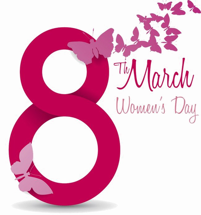8 March Png Image - March 8 International Women's Day (650x695)