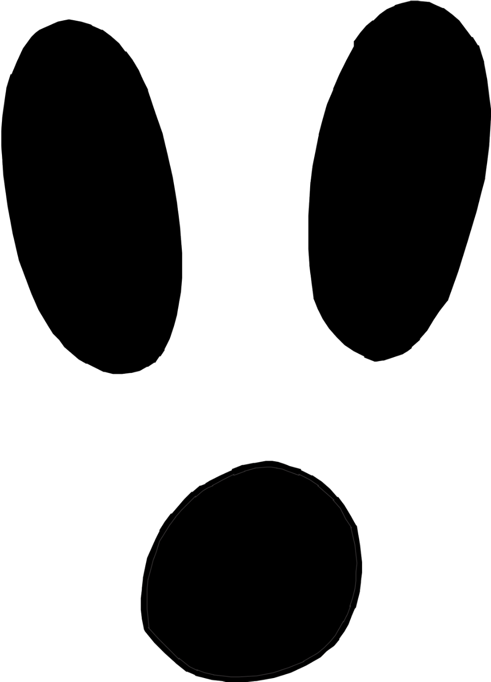 28 Collection Of Ghost Face Clipart Black And White - Ghost Face Png (1666x1820)