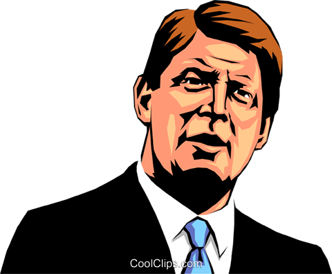 Al Gore Royalty Free Vector Clip Art Illustration - Illustration (480x396)