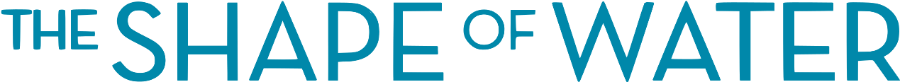 Logo The Shape Of Water Blau - Circle (1280x123)
