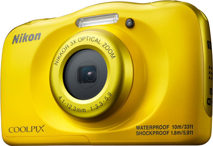 Fotoaparat Nikon Coolpix W100 Backpack Kit Žuti Slika - Nikon Coolpix S33 Digital Camera (yellow) (874x742)