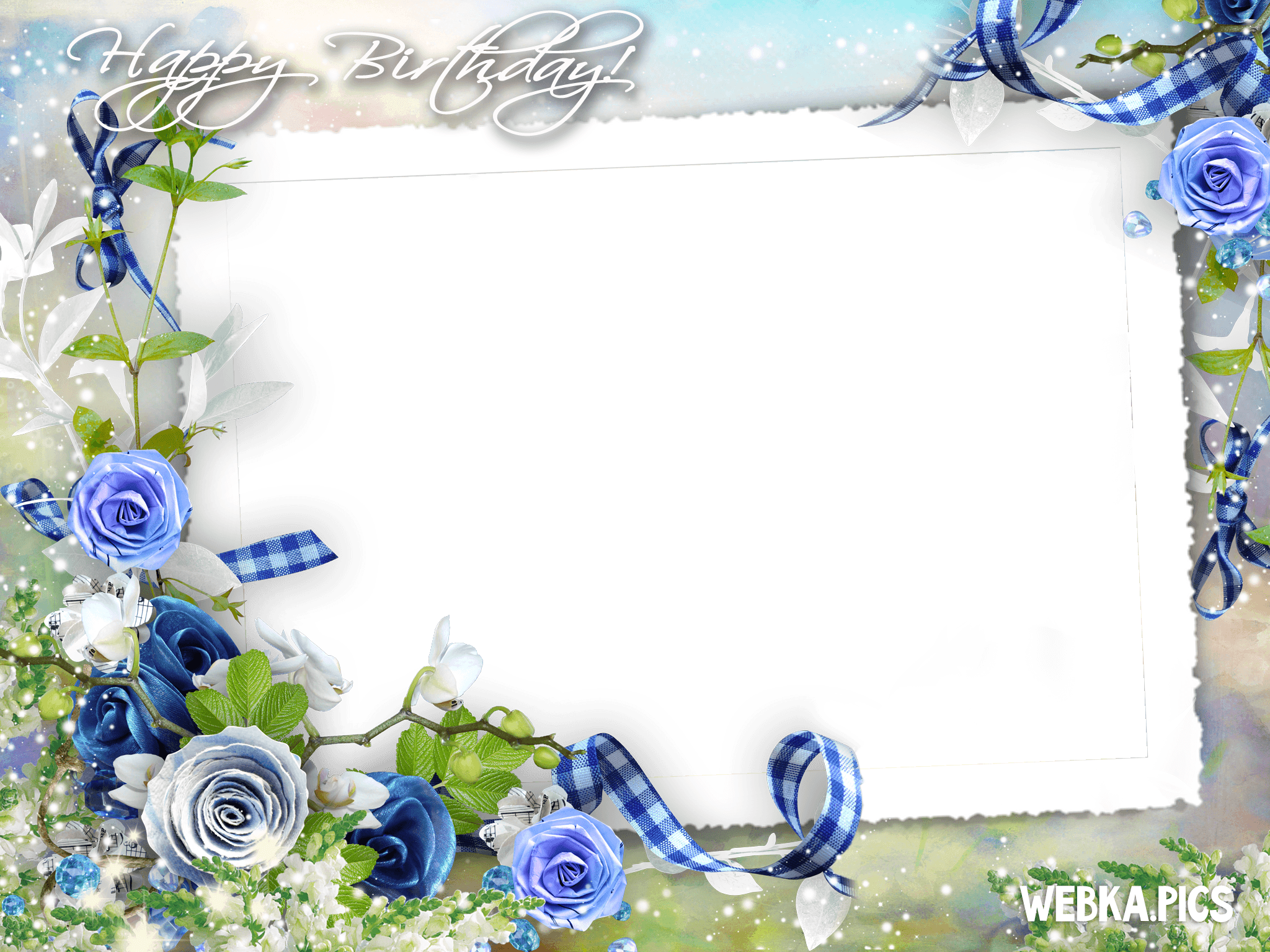 Luxury Happy Birthday Png Frames Embellishment - Прощенное Воскресенье 2018 Открытки (2048x1536)