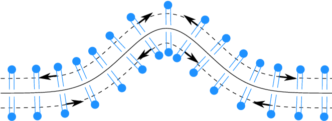 Membrane With Gaussian H, That Has Just Deformed From - Graphic Design (675x241)