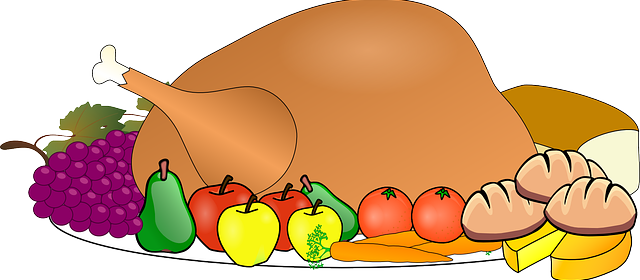 Eat A Wide Variety Of Foods For A Healthy Diet - Thanksgiving Clip Art Free (640x280)