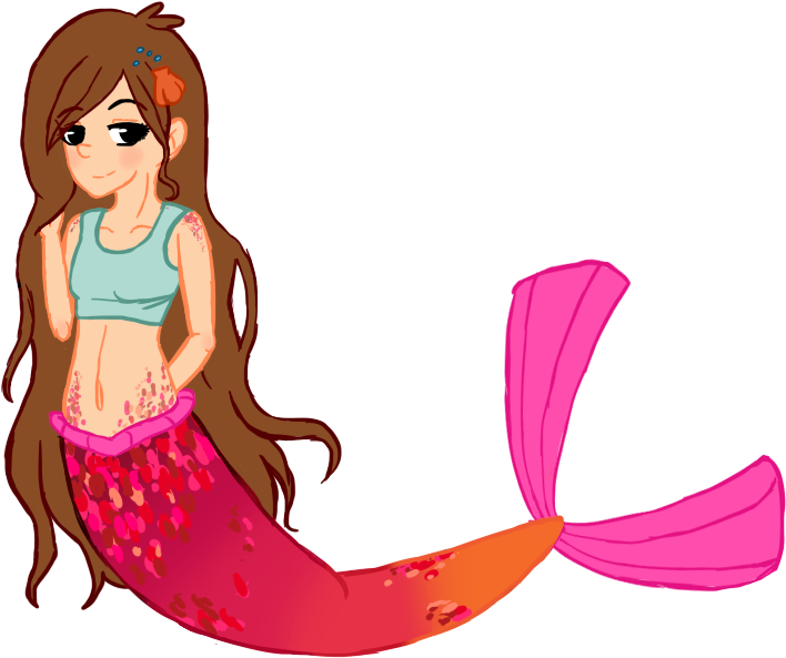 Mermaid Mabel By Sabrina-tellijohn - Mermaid Monster Falls Mabel (767x704)