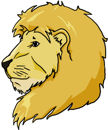 Funny Lion Coloring Page Free Printable Coloring Pages - Drawing (600x600)