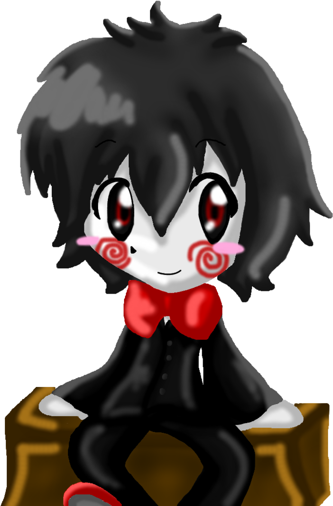 Billy The Saw Puppet Chibi By Sleuthinglicorice - Billy The Puppet Cute (792x1120)