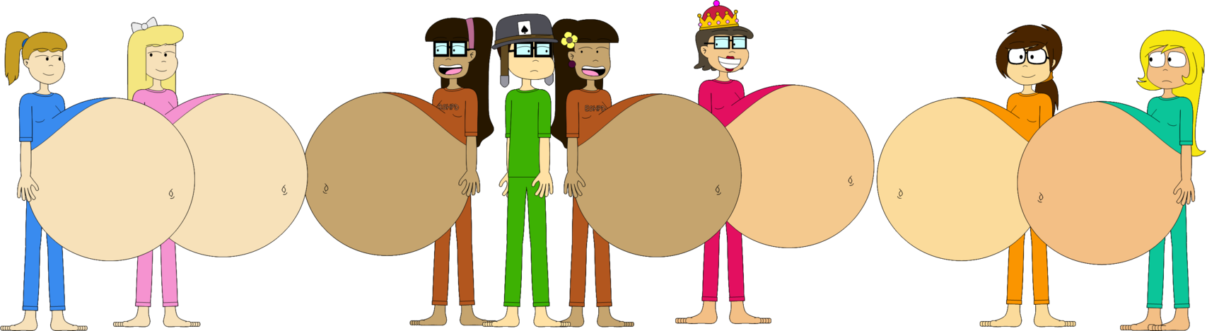Slumber Party By Angry-signs - Cartoon (1707x468)