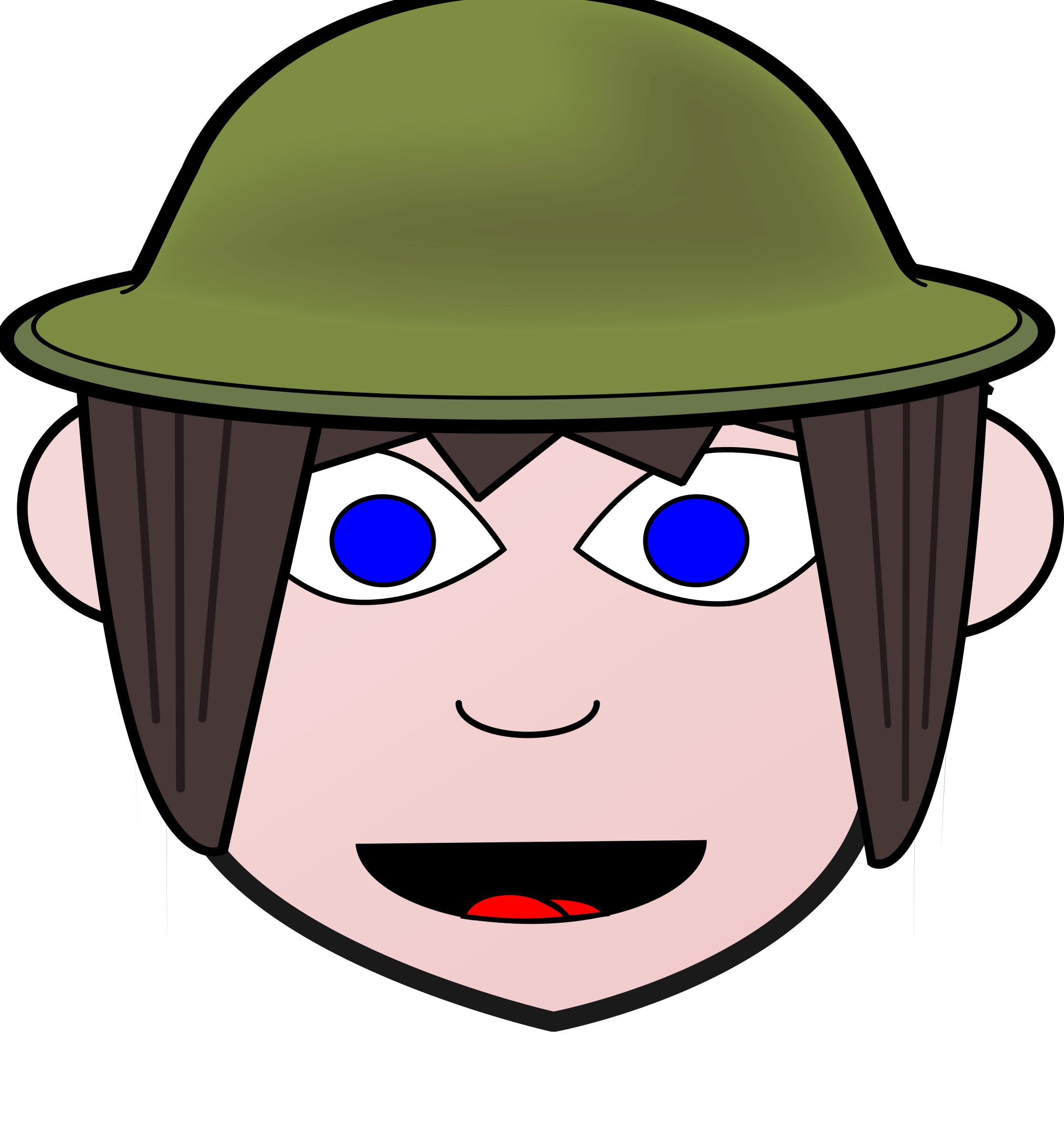 Big Image - Soldier Head Png (2232x2400)