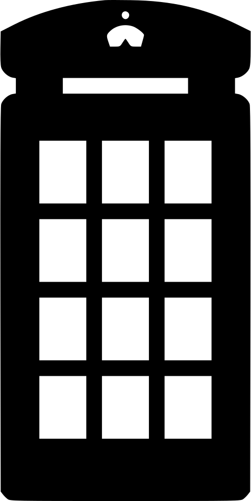 Travel London Phone Box Comments - Illustration (492x980)