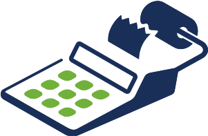 Due To The Recent Downturn In Our Economy, Many Small - Black And White Accounting Icons (368x350)