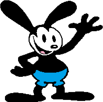 Oswald The Lucky Rabbit Clipart Art - Oswald The Lucky Rabbit (395x397)