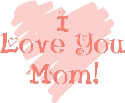 Happy Mothers Day 2018 Images Quotes Wishes Messages - Love You Mom Png (442x400)