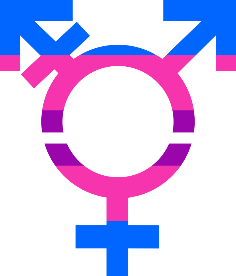Transgender Symbol By Pride-flags - Transgender Symbol (827x965)