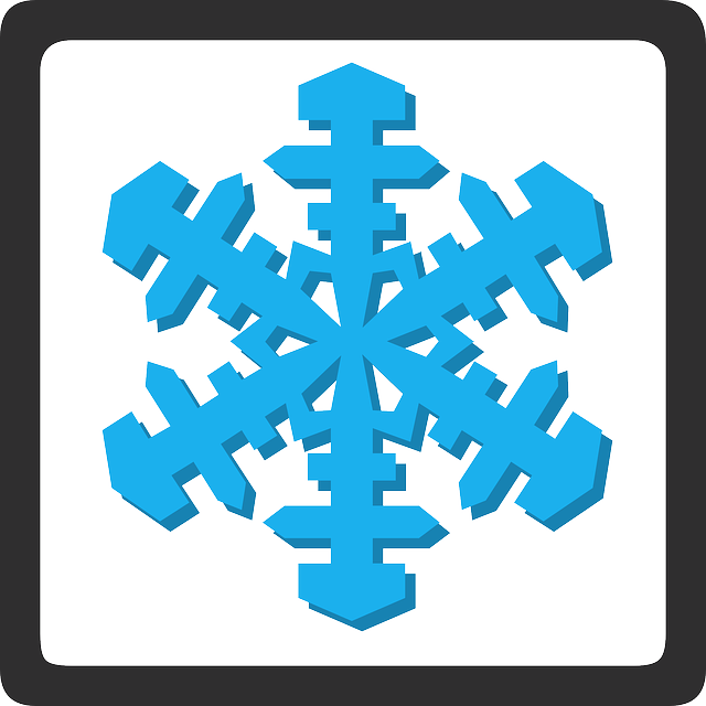 Condition Sign, Symbol, Hotel, Air, Snow, Flake, Condition - Simbol Cool Air Conditioner (640x640)