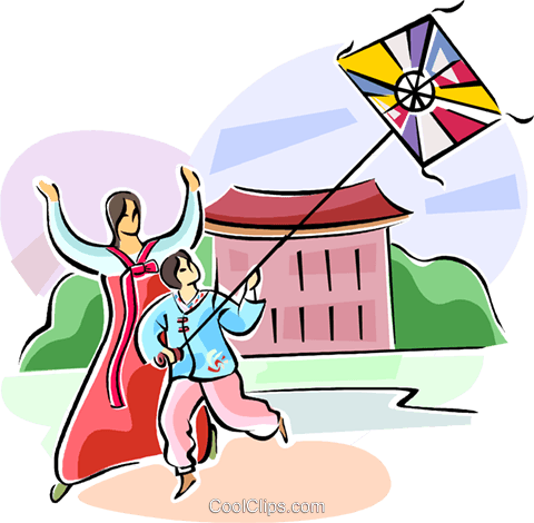 Kite Flying Cliparts - Clip Art (480x470)