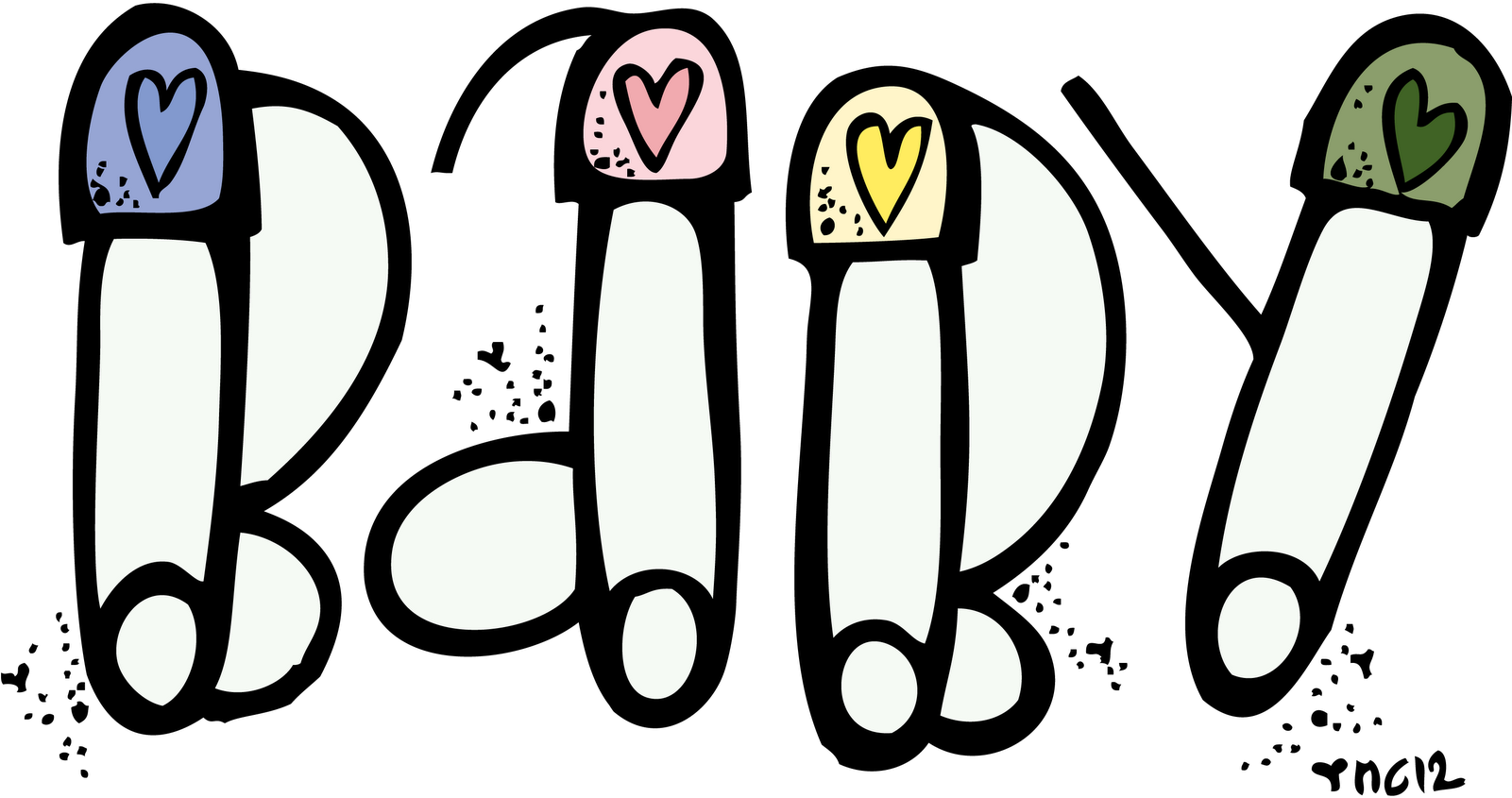 Baby Diaper Clipart Biezumd - Melonheadz Baby Clipart (1600x852)