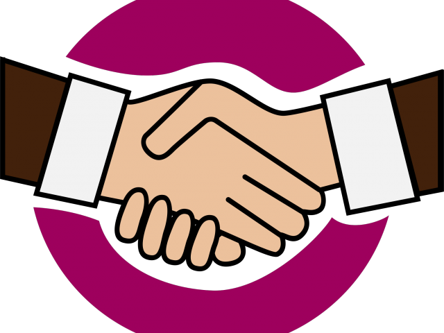 Shake Hand Clipart - Shake Hand Clipart (640x480)
