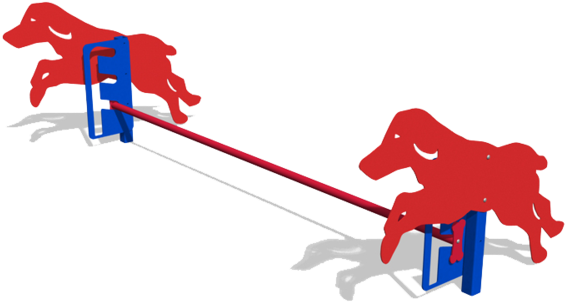 Jump Hurdles - Ultra Play Blue And Red Dog Park Jump Gates Pbark-450p (600x347)