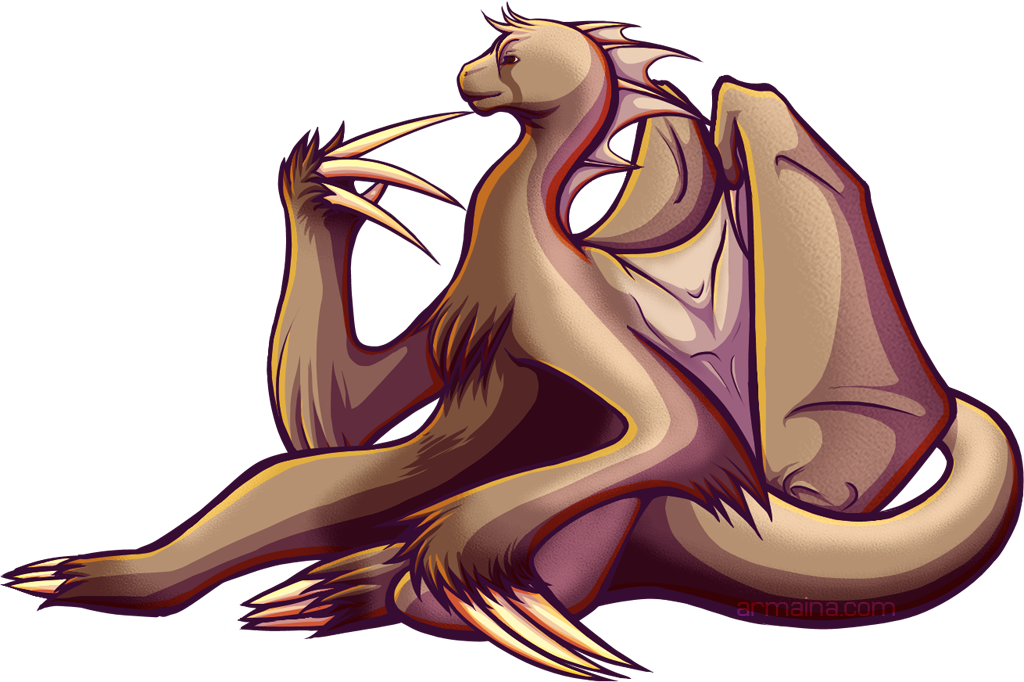 Sloth Dragon By Armaina - Sloth (1024x682)