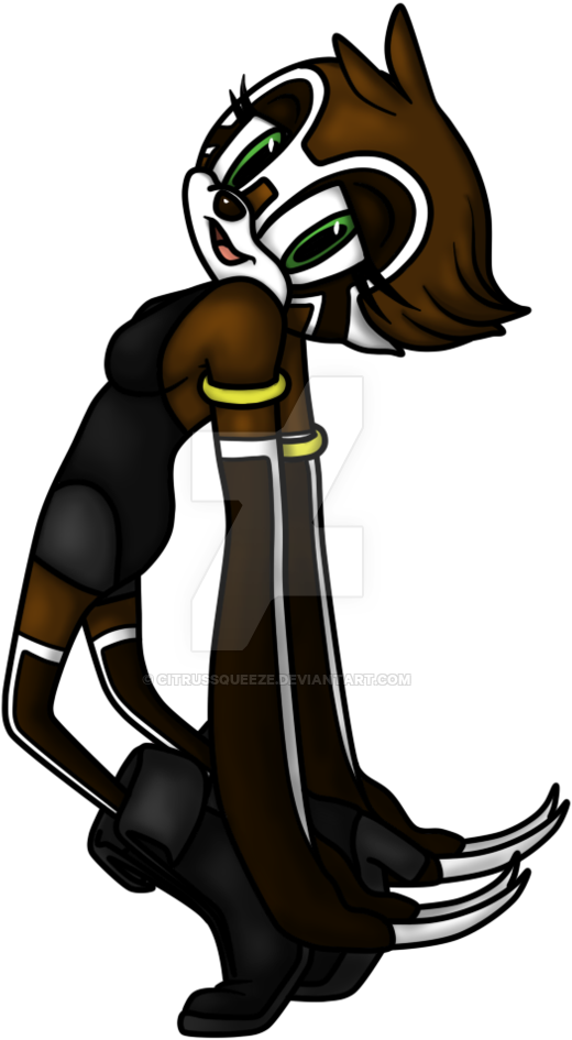 Unnamed Sloth Fc For Sonic Fandom By Citrussqueeze - Sonic Sloth Character (600x971)