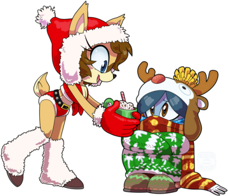 Commission For Tonight'sconductor - Bump The Deer Sonic (500x466)