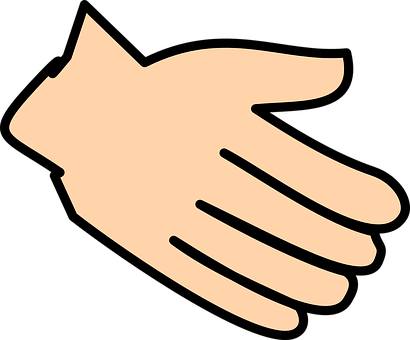Hand, Fingers, Wrist, Human, Handshake - Gambar Tangan Animasi (410x340)