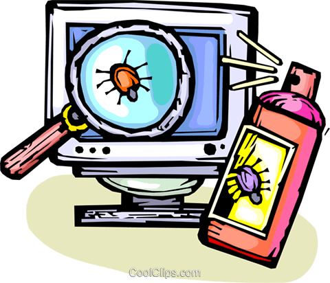 Cliparts Computer Viruses - Virus Computer Clip Art (480x412)
