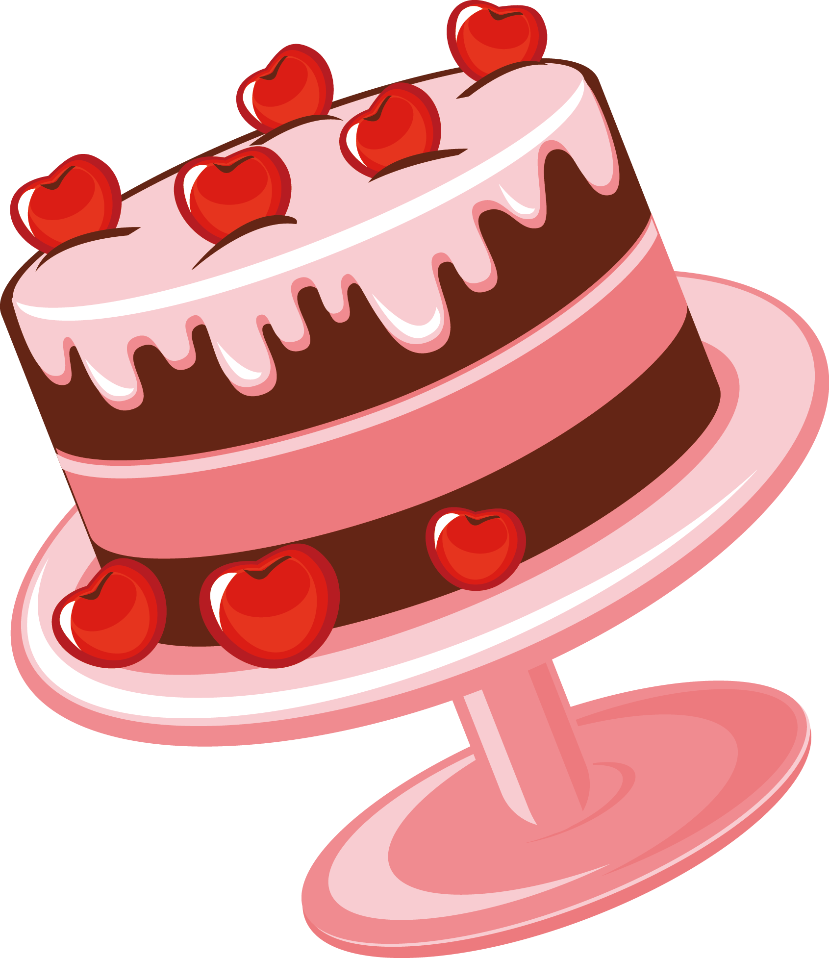Cupcake Birthday Cake Pound Cake Bakery Cake Vector - Imagenes De Feliz Cumpleaños Tia Alicia (1691x1954)