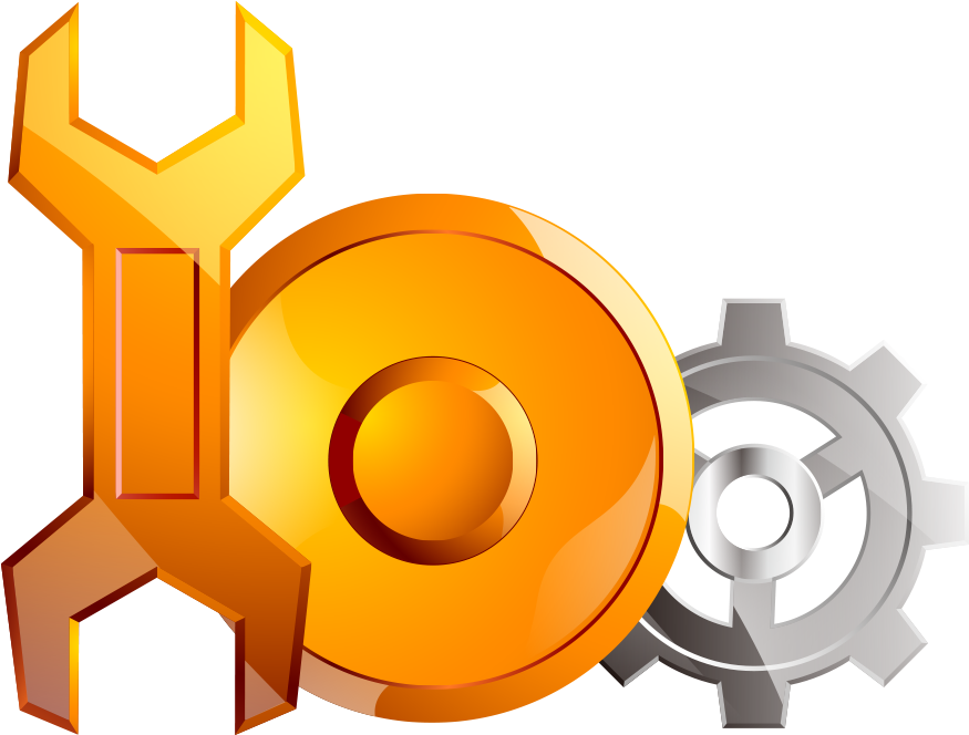 Wrench Clip Art - Gold (1181x1181)