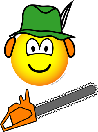Lumber Jack Emoticon - Icon (338x451)