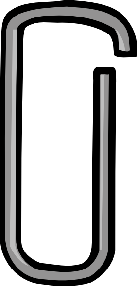 Paper Clip Clip Art - Smartphone (282x589)