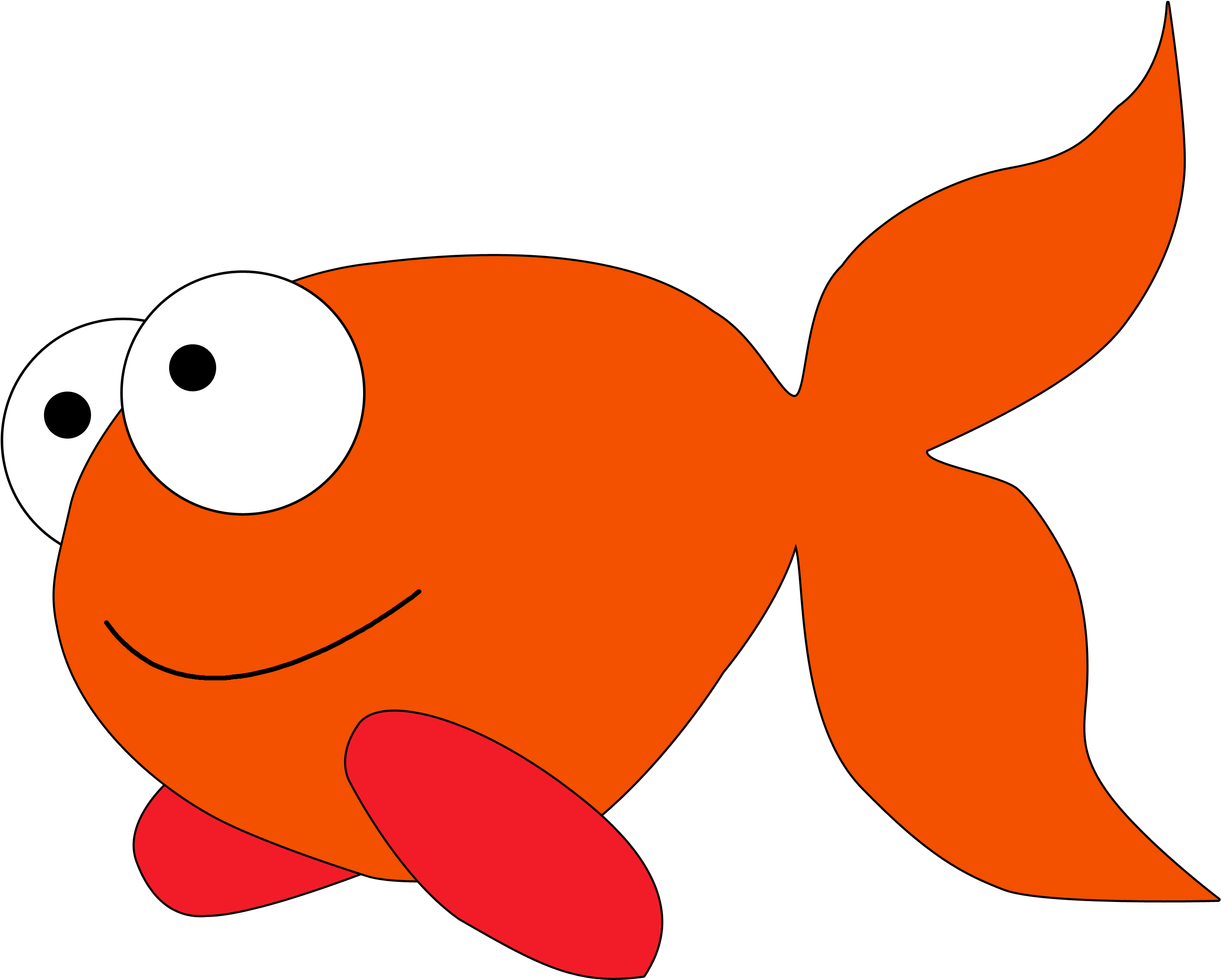 Cartoon Vertebrate Clip Art - Clipart Fish Png Cartoon (2979x2385)