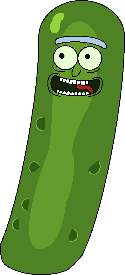 My Drawing Of Pickle Rick By Shawnbarba On Deviantart - Pickle Rick Drawing (421x924)