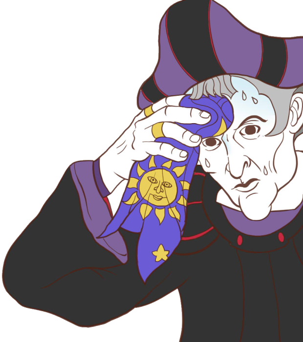 Claude Frollo Quasimodo Purple Fictional Character - He Made A Boner So Much Stronger Than A Man (620x700)