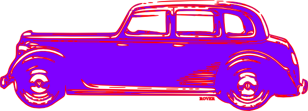 Car Clip Art - Old Time Car Clipart (600x218)