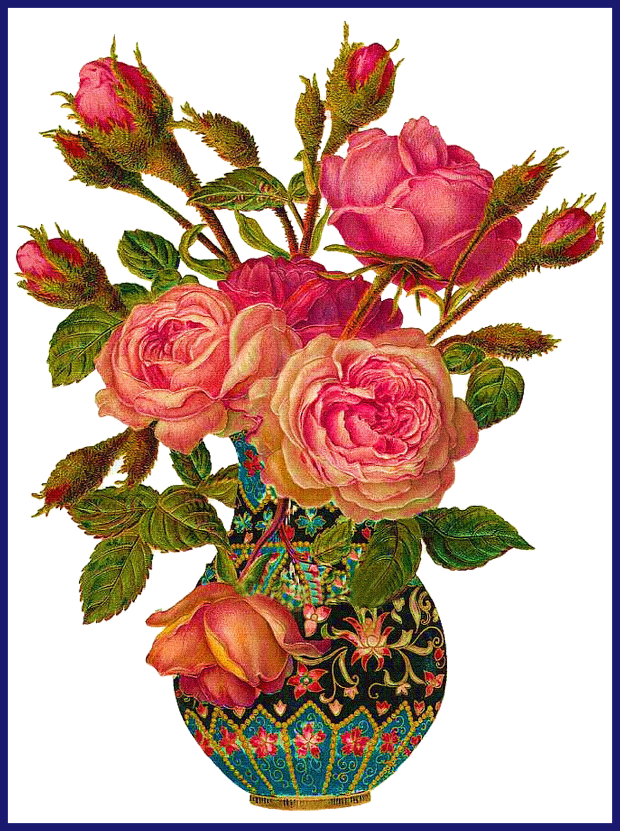 Marvelous Png Flawar For Bouquet Of Red Roses Clip - Birthday Wishes For A Lady (1216x1630)