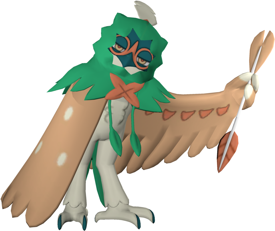 Decidueye [render] By Arrancon - Pokken Decidueye (981x814)