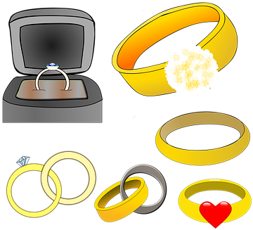 Wedding Ring Engagement Rings - Vihkisormus Piirros (382x340)