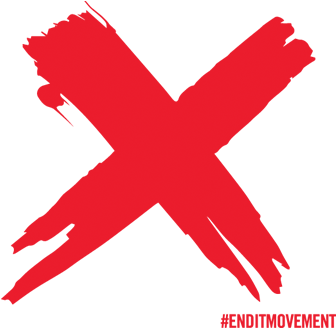 End It Movement X Transparent (365x366)