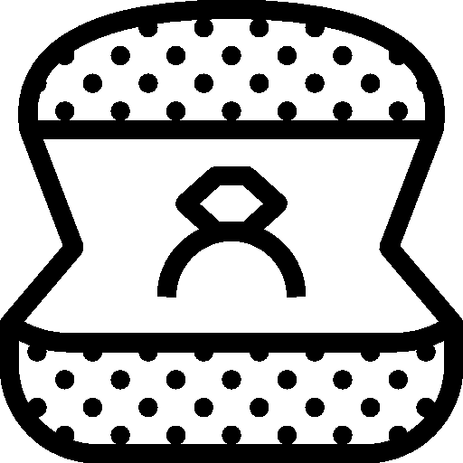 Pixel - Engagement Ring Icon Icon (512x512)