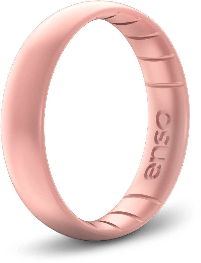 Thin Elements Silicone Ring - Thin Elements Silicone Ring - Silver - Size 5 | Enso (1000x1000)