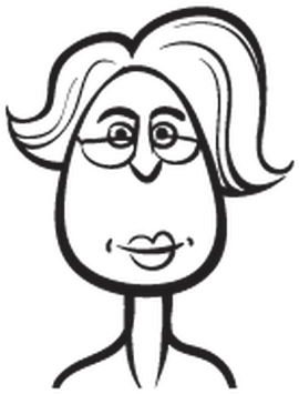 Humor, Cartoon Faces - Clip Art (352x399)