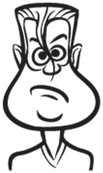 Humor, Cartoon Faces - Cartoon (352x399)