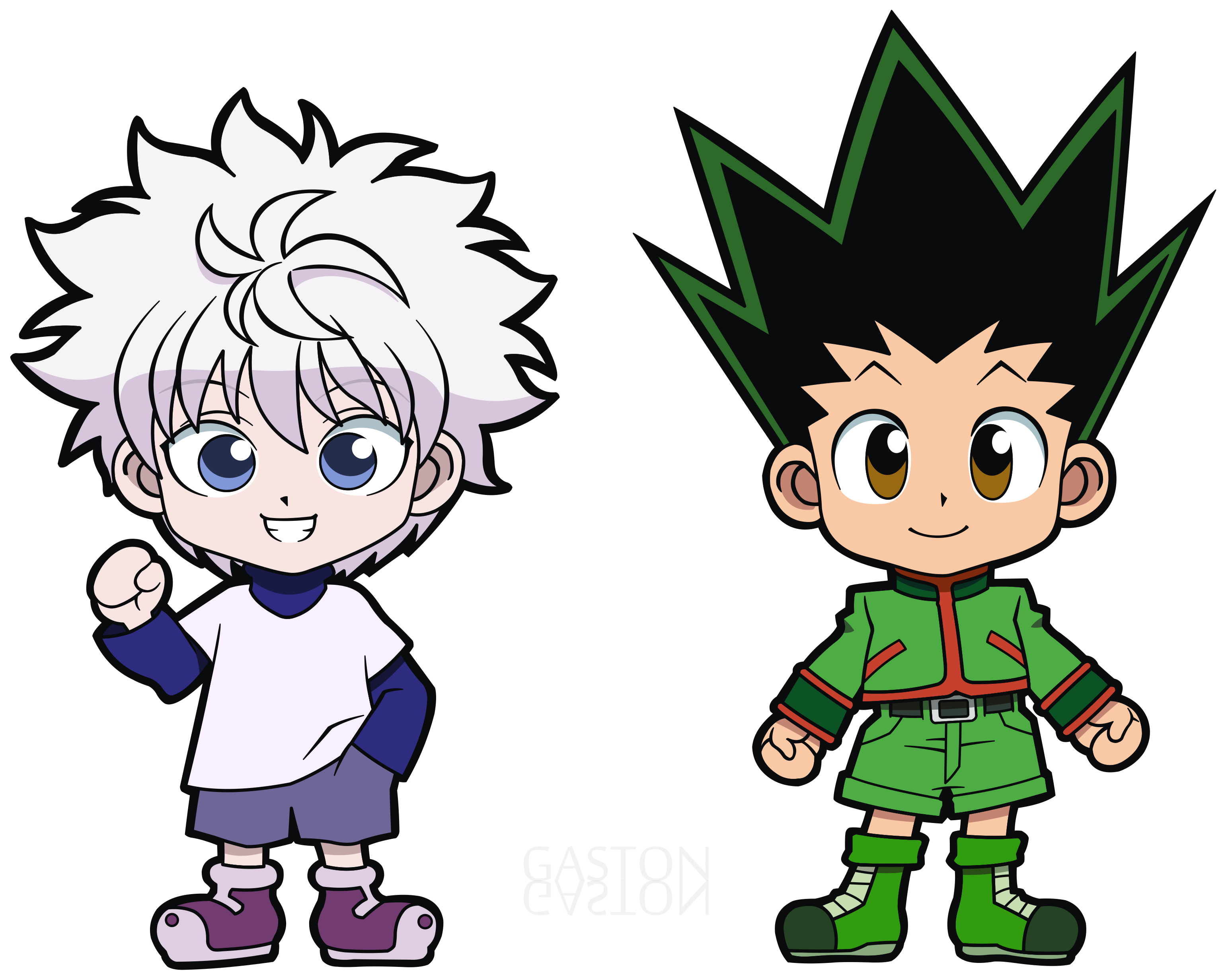 Hunter X Hunter Stickers (3081x2465)
