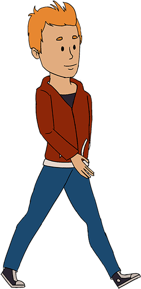 Games - Boy Walking Animated Gif - (371x600) Png Clipart Download