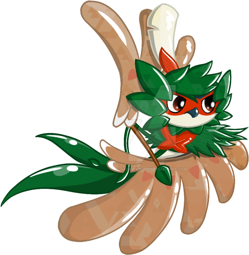 Pokemon Artgift - Cute Decidueye (1024x1024)