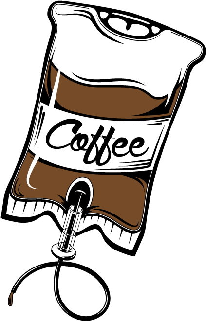 Coffee Iv Caffeine Addiction Funny Humor Joke Meme - Coffee Iv Drip Coffee Lover Addict Caffeine Perk Up (714x695)